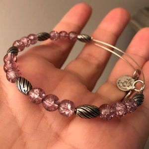 Alex and Ani Purple Amethyst bracelet